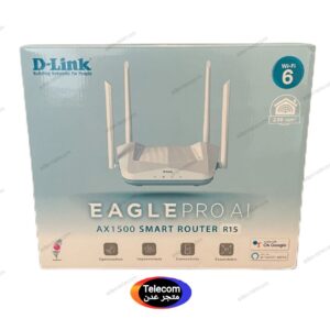 راوتر واي فاي ديلينك سرعة AX1500 بتقنية الذكاء الاصطناعي محسن  Wifi 6