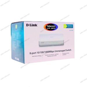 سويتش توزيع شبكة وأي فاي 8 منافذ سرعة النقل 1000 ميجا من شركة D-Link